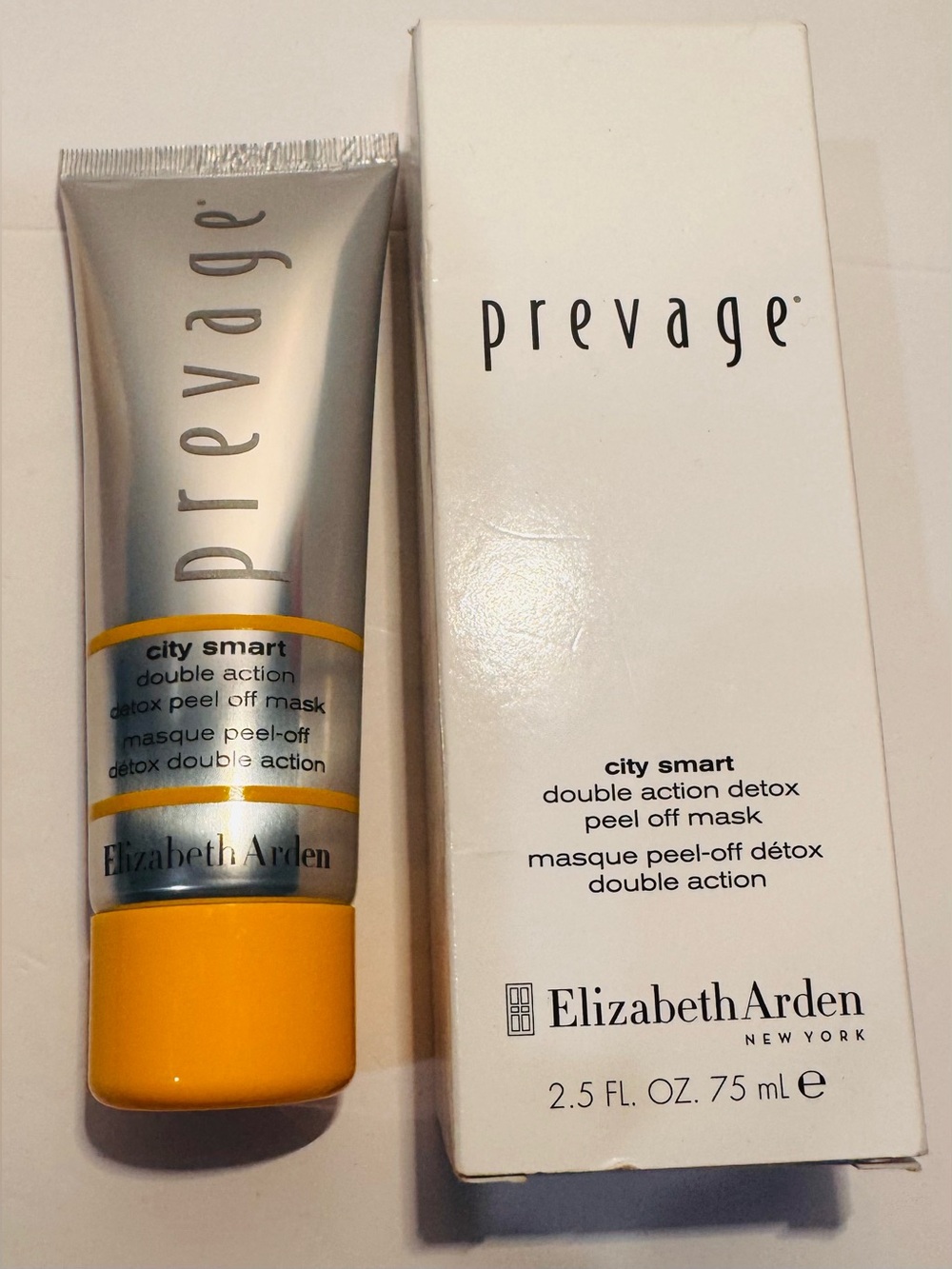 Elizabeth Arden city smart double action detox peel off mask 75mL NIB